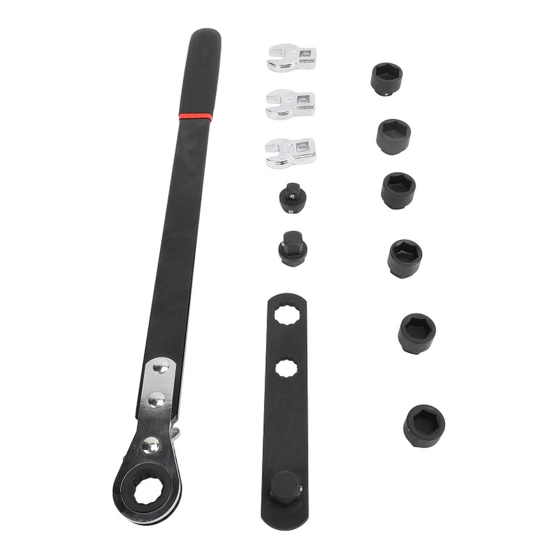 Ratcheting Serpentine Belt Tool Easy to Use Sturdy Ratcheting Serpentine Belt Tensioner Tool Kit for Car Repair - Image 3