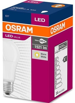 Osram 13W 1521 Lumen E-27 2700K Yellow LED Bulb 13W=100W 10 Pieces  - Image 3