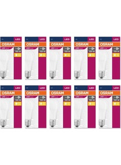 Osram 13W 1521 Lumen E-27 2700K Yellow LED Bulb 13W=100W 10 Pieces  - Image 1