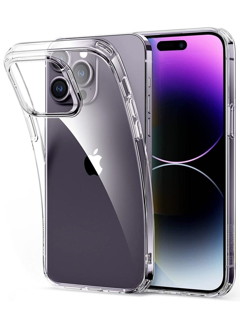 Raxoom iPhone 14 Pro Max Case 6.7 inch Anti-Yellowing Military Back, Hard Anti-Explosion Back, Ultra Thin Case, Anti-Drop Shockproof Protection, Full Coverage Lens Clear Case iPhone 14 Pro Max Cover - Image 1