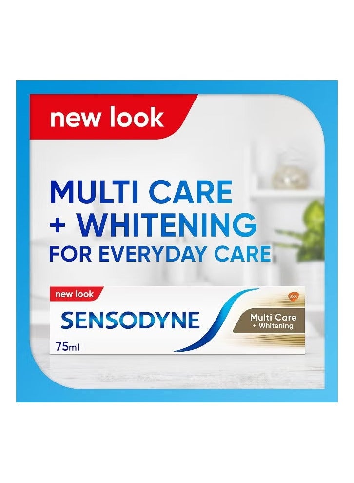 Sensodyne معجون أسنان مالتي كير بلس للتبييض 50 مل - Image 2