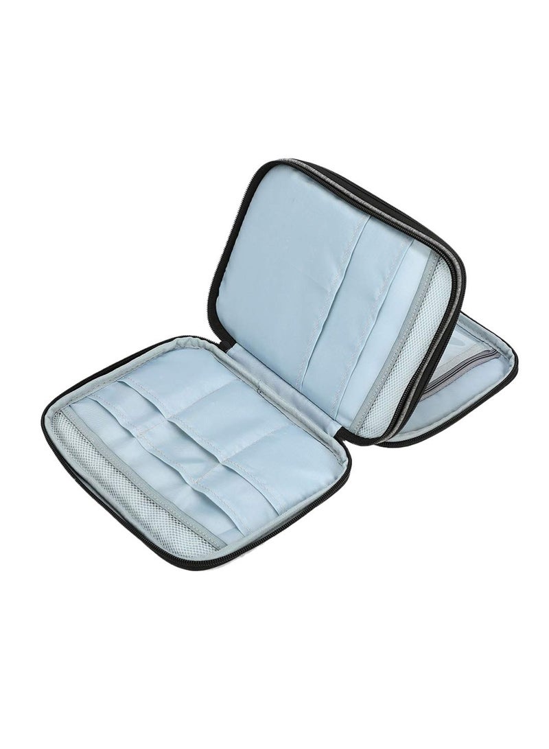 Knitting and Crochet Organizer Case for Circular Needles, Zipper Storage Bag for Knitting Accessories and Tools - Image 3