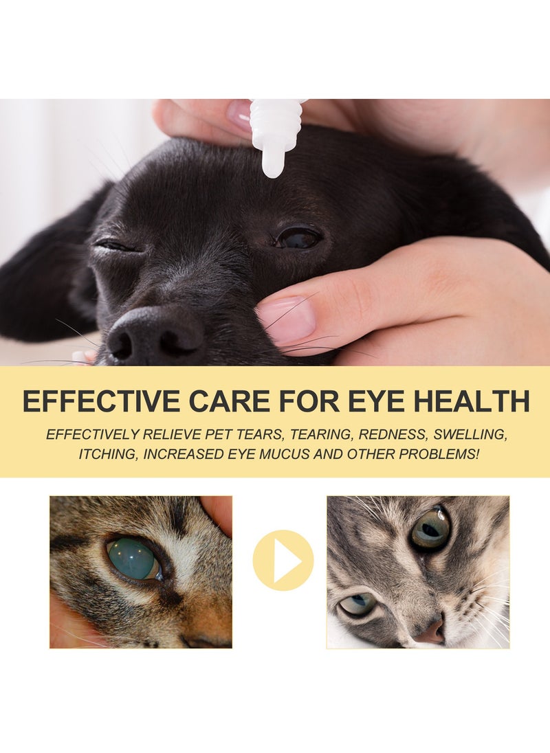 YEGBONG - Pet eye drops relieve cat and dog eye discomfort and clean tear-stained eye stains - Image 1