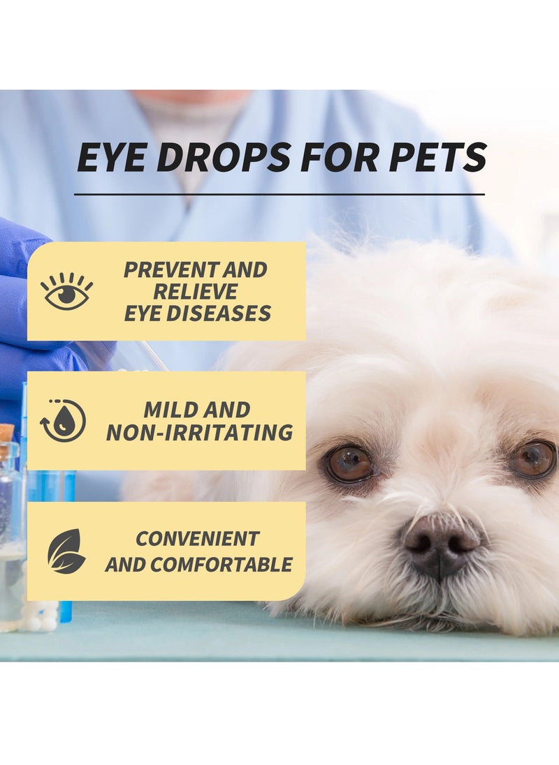YEGBONG - Pet eye drops relieve cat and dog eye discomfort and clean tear-stained eye stains - Image 1