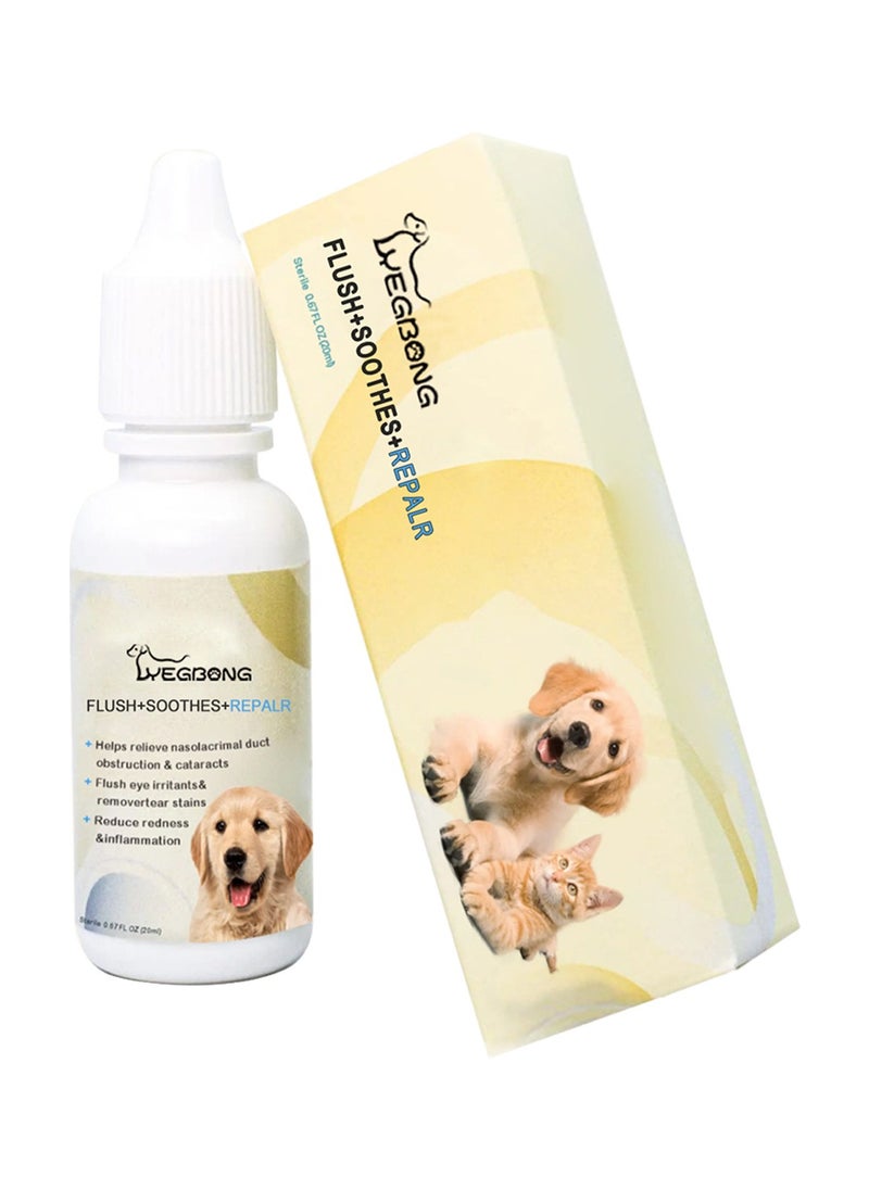 YEGBONG - Pet eye drops relieve cat and dog eye discomfort and clean tear-stained eye stains - Image 1