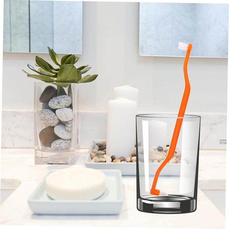 Safigle 4 Pack Dual Headed Interdental Toothbrushes Soft Bristles Wear Resistant Design - Image 5