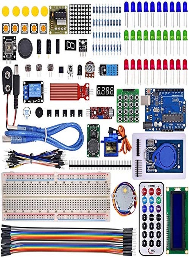 REES52 Professional iduino Uno R3 Starter Learning Kit for School Student Atmega328P Uno R3 Learn Suite Kit - Image 1