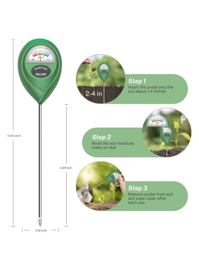 RTYY جهاز قياس رطوبة التربة، جهاز قياس رطوبة النباتات بمسبار طويل، جهاز قياس مياه النباتات للنباتات الداخلية والخارجية، جهاز قياس كثافة النباتات، جهاز اختبار التربة - Image 4