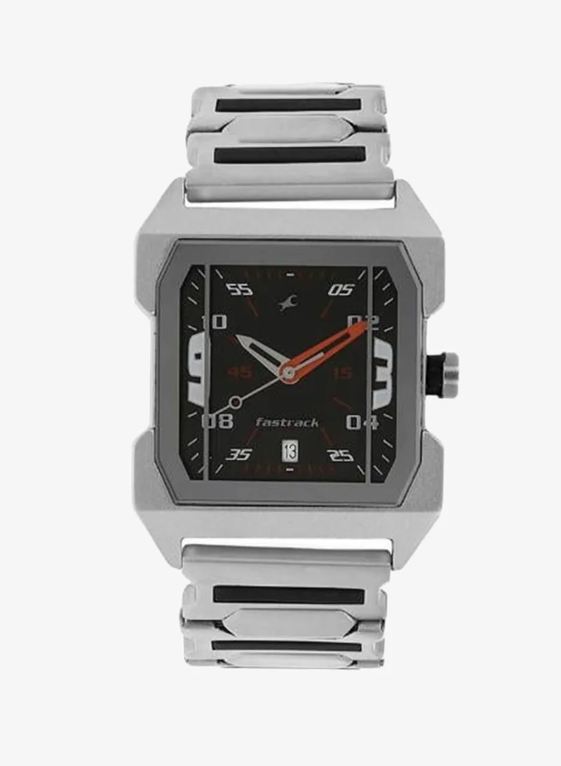 fastrack Men's Metal Analog Watch 1474SM02 - 36 mm