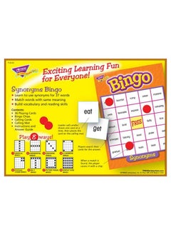 Trend Enterprises : Synonyms Bingo Game Exciting Way For Everyone To Learn Play 8 Different Ways Perfect For Classrooms And At Home 2 To 36 Players For Ages 10 And Up  - Image 5