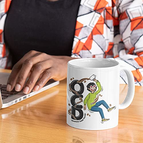 Oye Happy- Friendship Day Mugs - Friendship Day Gifts- Gifts for Friends (Obsessive Coffee Disorder Premium Mug) - Image 5