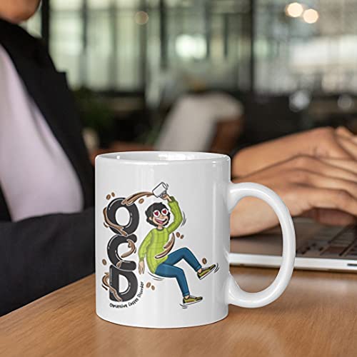 Oye Happy- Friendship Day Mugs - Friendship Day Gifts- Gifts for Friends (Obsessive Coffee Disorder Premium Mug) - Image 4
