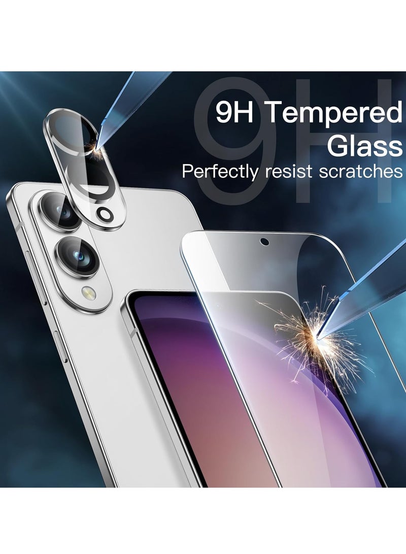 BORTONY Samsung Galaxy S25 Edge Case Cover Non-Yellowing Slim Case with 2-Pack Hd Clear Screen Protector and 2-Pack Camera Lens Protector For Samsung Galaxy S25 Edge - Image 5