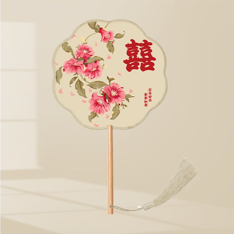 Semi-Transparent Round Fan Ancient Look [Special Price for Activities] A Century of Good Fit (Eight Silk) 
