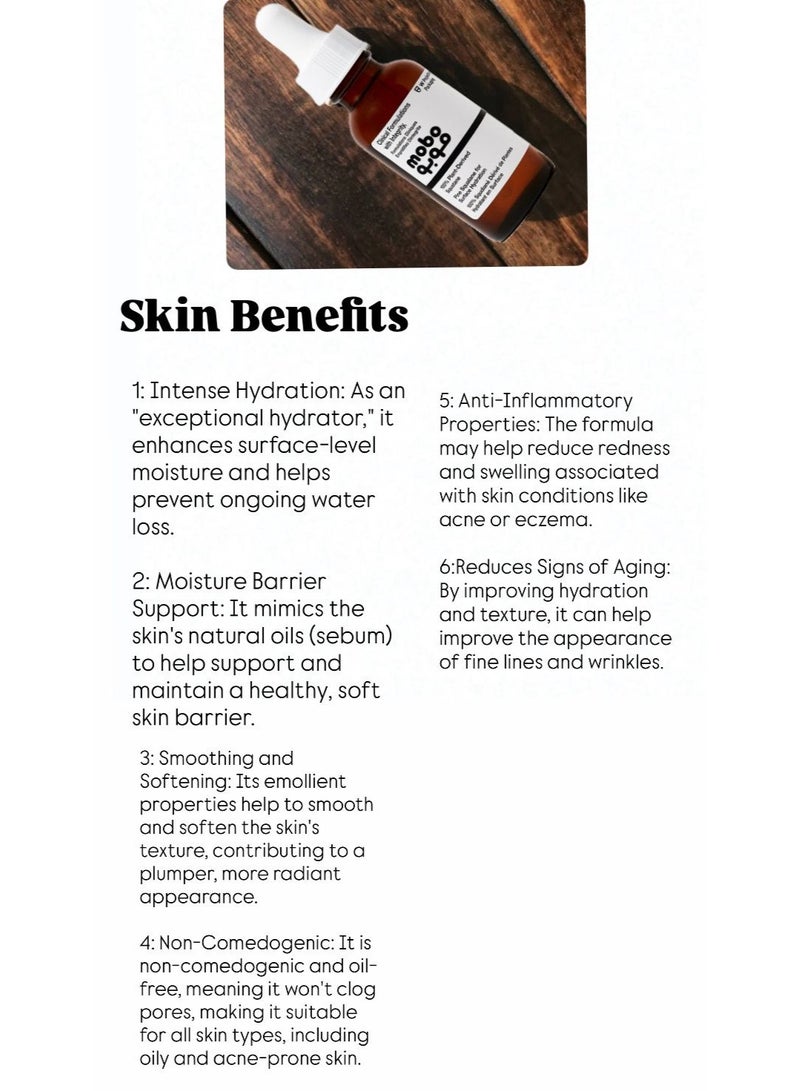 MOBO 100% Plant-Derived Squalane Oil, 30ml - Image 4