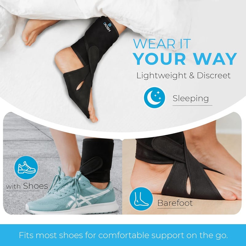 Dosh AFO Foot Drop Brace - Drop Foot Braces - Foot Drop Brace for Walking - AFO Brace - Drop Foot Brace for Walking - Ankle Foot Orthosis for Foot Drop - Foot Drop Orthosis (Right - One Size) - Image 3