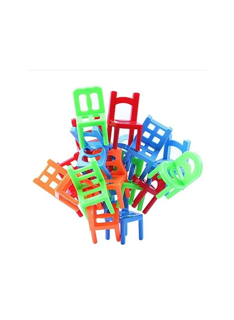 18-Pieces/Set Board Game Balance Chairs - Image 2