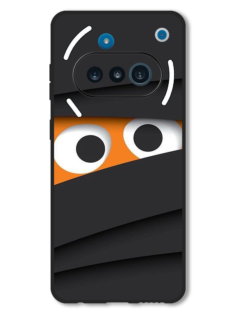 Theodor Case Compatible with Nothing Phone 3a Protection Shockproof Bumper Cover Two Eyes Appearing - Image 1