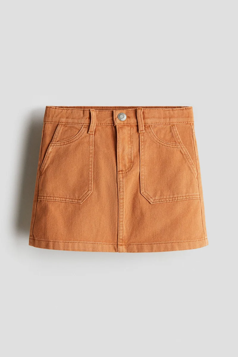 H&M Cotton twill skirt