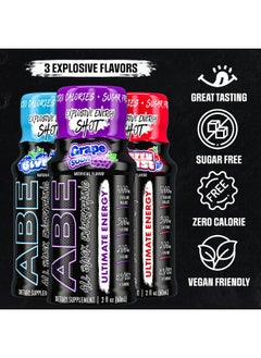 Health & Household All Black Everything Energy Shots | 12 Pack | 300Mg Caffeine | Grape Soda | Zero Sugar | Energy +Â Focus Supplement | Nootropic Blend For Gym Or Work  - Image 3