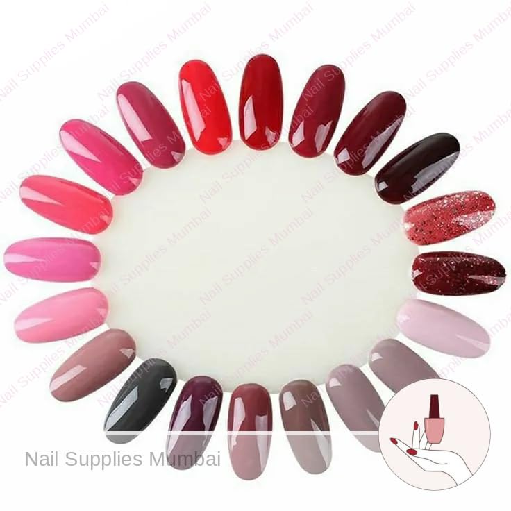 BOZLIN 10 Pallete 20 Tips in 1 board for Nail Art Design Pattern Practice and Natural Natural Pack of 10 - Image 4