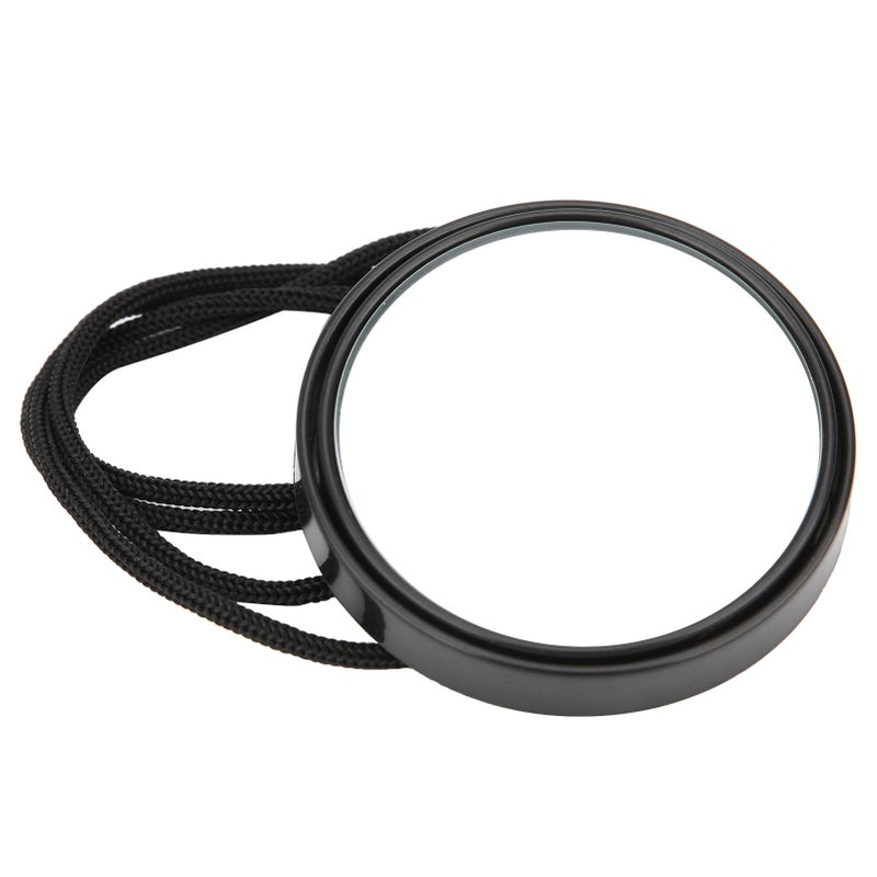 Diving Rearview Mirror 360 Degree Adjustable Rearview Mirror with Lanyard Diving AccessoryBlack - Image 1