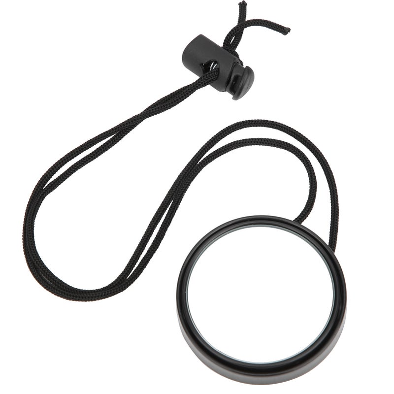 Diving Rearview Mirror 360 Degree Adjustable Rearview Mirror with Lanyard Diving AccessoryBlack - Image 2