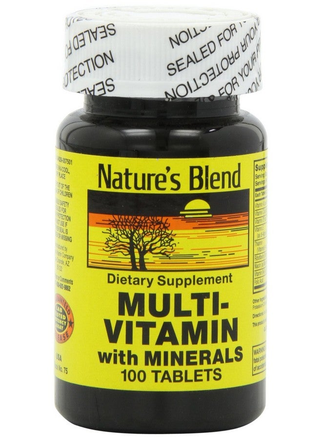 Nature's Blend NAT B MULTIVITAMIN & MIN TB, Assorted, 100 Count - Image 1