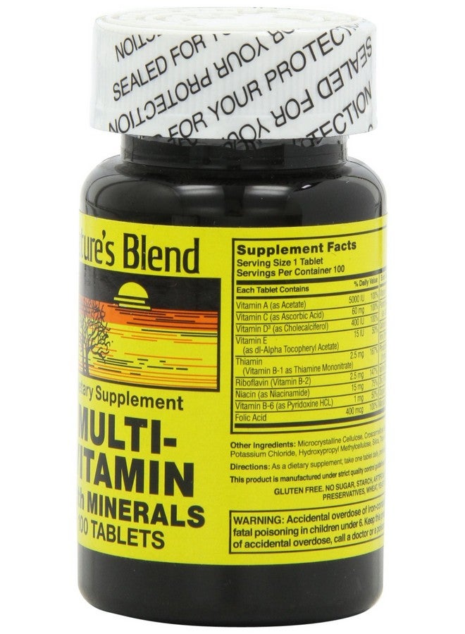 Nature's Blend NAT B MULTIVITAMIN & MIN TB, Assorted, 100 Count - Image 2