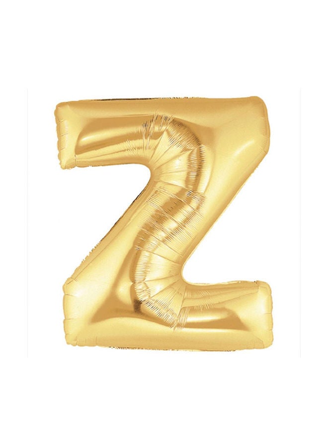 NIBEMINENT Letter Z Shaped Party Decorative Foil Balloon 16inch - Image 1
