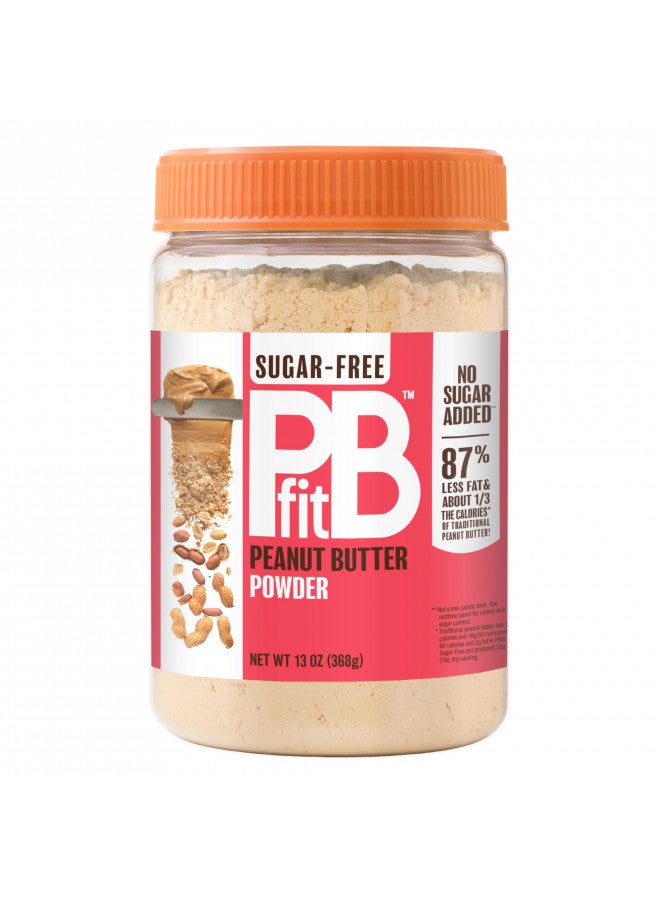 BetterBody Foods PBfit Sugar-Free, Made with Erythritol and Monk Fruit, All-Natural Peanut Butter Powder 368g (13 Ounces)  - Image 1