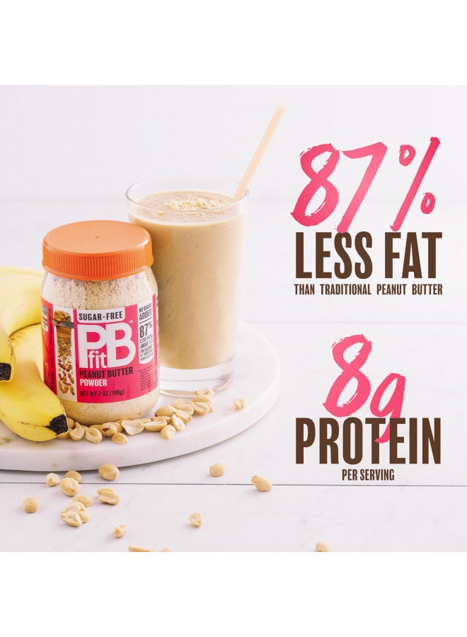 BetterBody Foods PBfit Sugar-Free, Made with Erythritol and Monk Fruit, All-Natural Peanut Butter Powder 368g (13 Ounces)  - Image 2