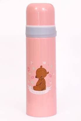 Generic 500ML Stainless Steel Water Bottle for Kids Hot and Cold Beverages for Upto 6 Hours BPA Free and Leakproof Thermosteel Double Walled Insulated Vacuum Thermos Flask  - Image 1