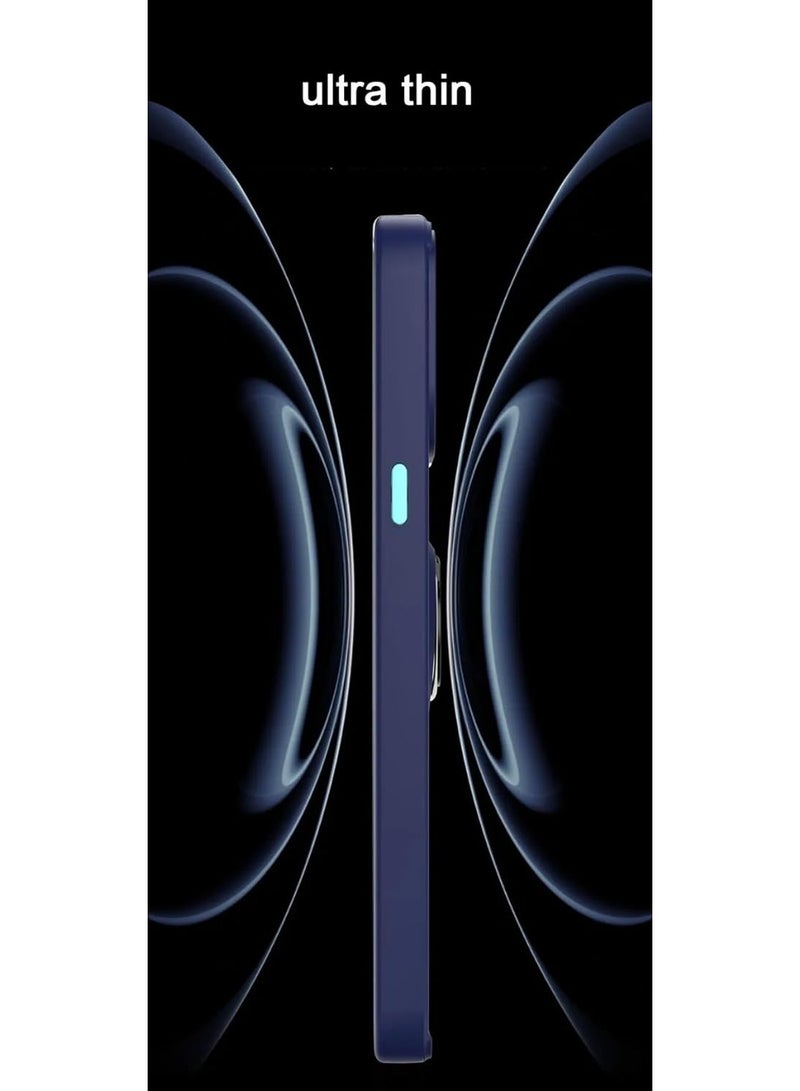 ELTRAZONE Case for Iphone 15 Pro Max Case Cover Metal Ring Holder Grip Kickstand Car Magnetic Mount Shockproof Matte Hard Back Bumper Case for Iphone 15 Pro Max 5G (Black+Red) - Image 5