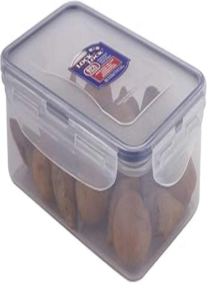 LocknLock Rectangle Plastic Container transparent, 1 L, HPL817