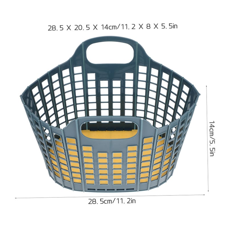 Foldable Handheld Storage Basket For Fruits Vegetables Home Organizer Lightweight Chic Design - Image 3