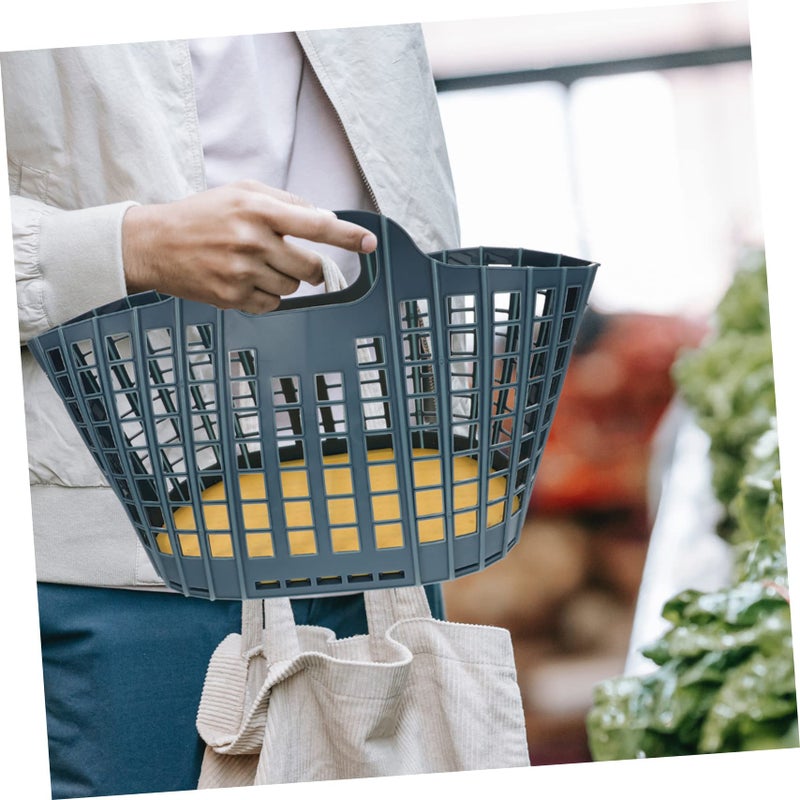 Foldable Handheld Storage Basket For Fruits Vegetables Home Organizer Lightweight Chic Design - Image 4