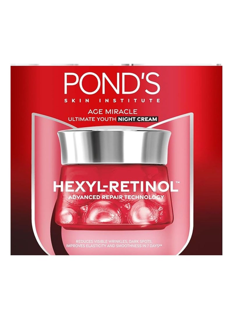 Pond's Pond's Age Miracle Ultimate Youth Night Cream 45g  - Image 1