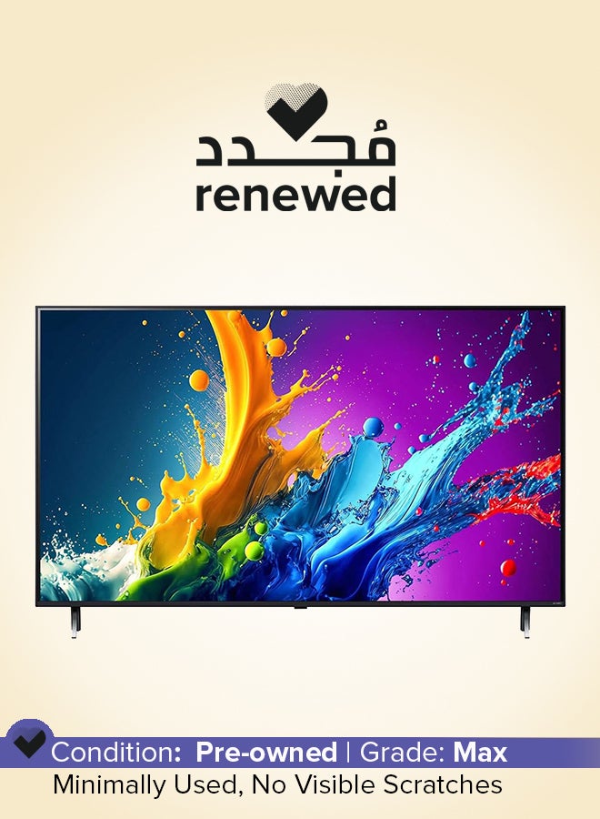 LG Renewed - LG 55 inch Smart QNED TV 55QNED85 black - Image 1
