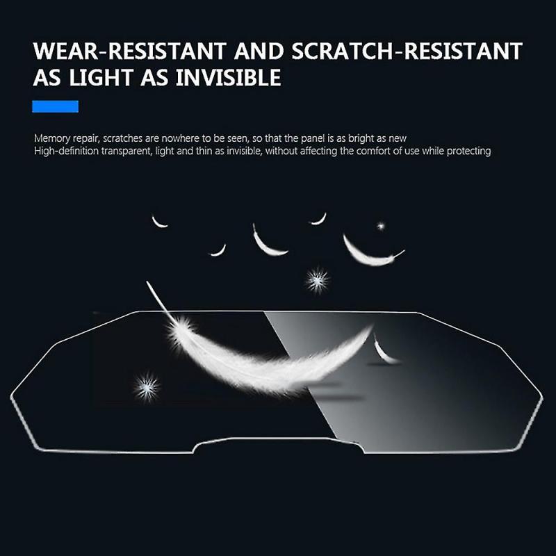 Screen Protection: 2 Durable TPU Sheets - Bubble-Free Installation UV Shield for Yamaha Tracer 700 Tracer 7 Devices - Image 3