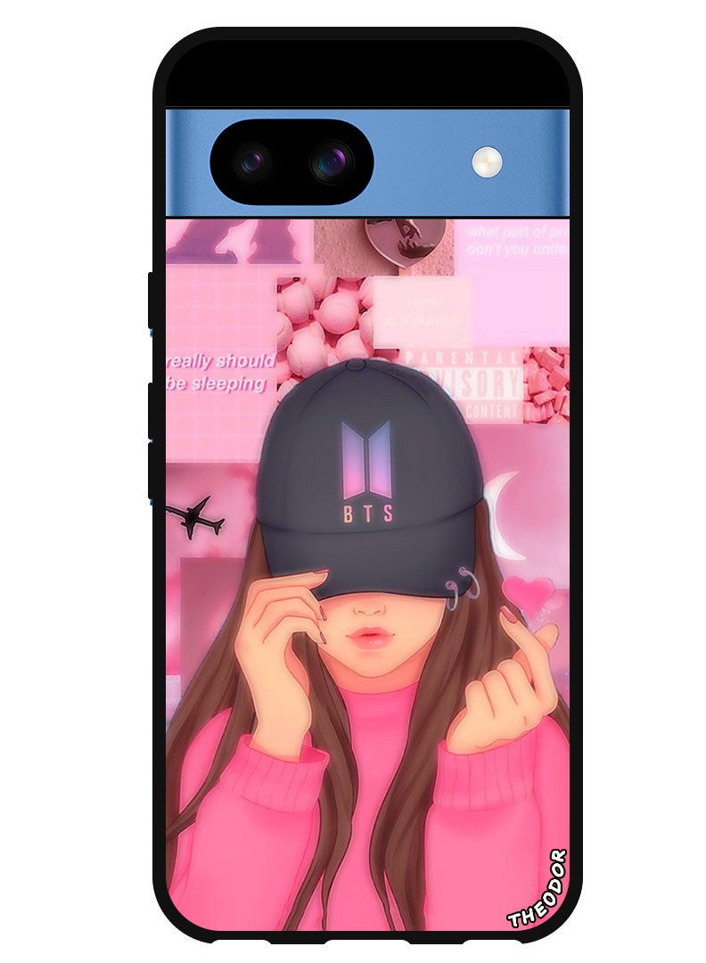 Theodor Protective Case Anti Scratch Shock Proof Bumper Cover For Google Pixel 8a Girl BTS Cap Snap - Image 1
