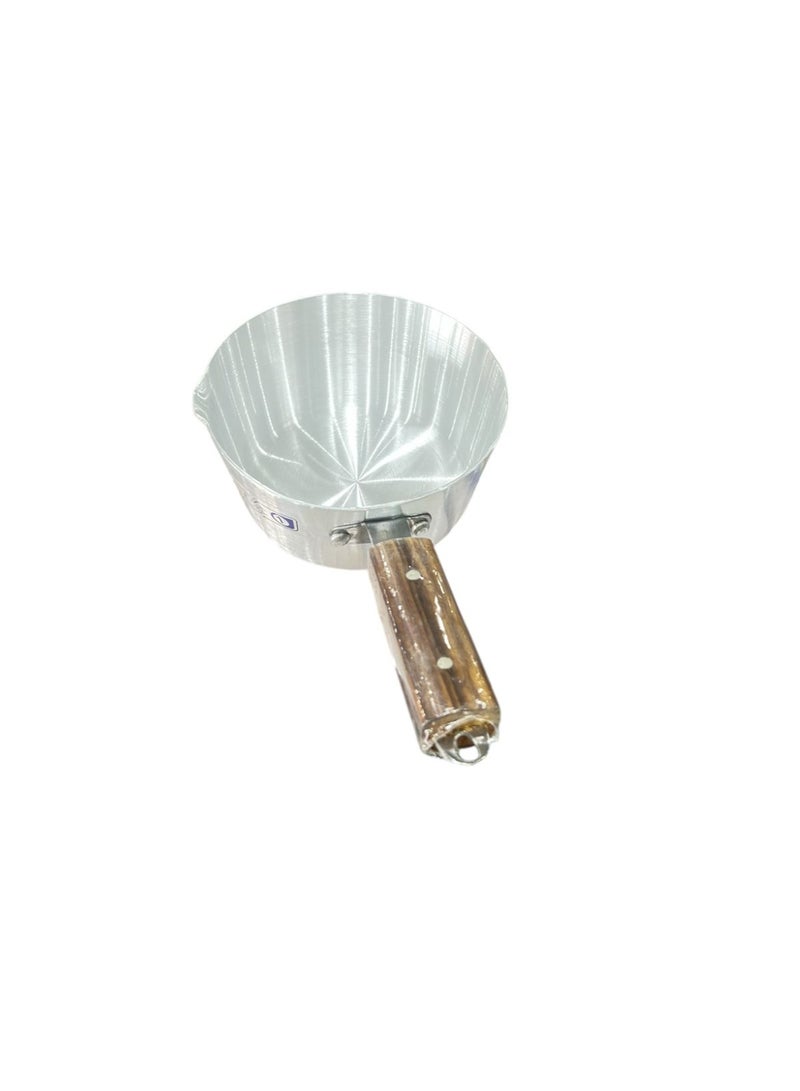 وعاء غلاية الحليب بمقبض خشبي - Image 2