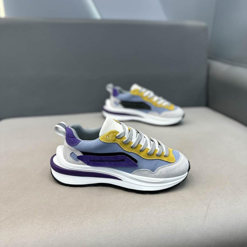 2024 Autumn New Trendy Popular Waffle Retro Low-Top Dad Shoes Casual Shoes Color-Blocking Agan Shoes Casual Shoes - Image 2