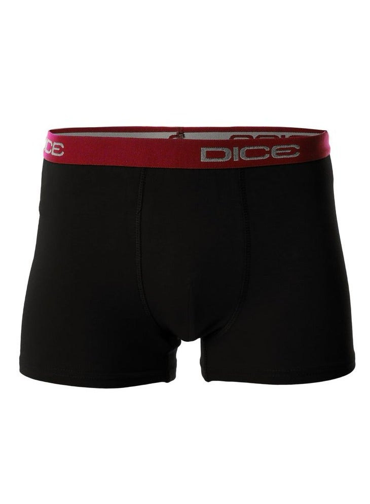 DICE Pack of 6 Comfort Cotton Plain Boxer for Men - Image 4