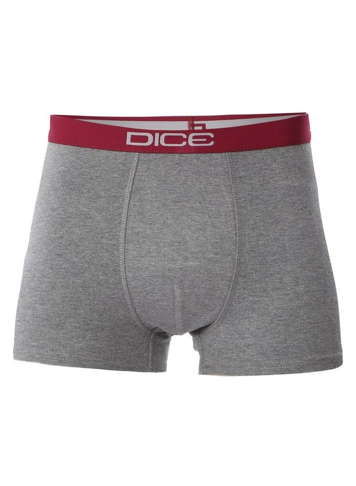 DICE Pack of 6 Comfort Cotton Plain Boxer for Men - Image 5
