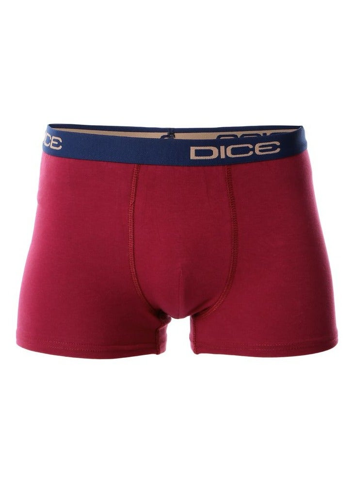 DICE Pack of 6 Comfort Cotton Plain Boxer for Men - Image 2