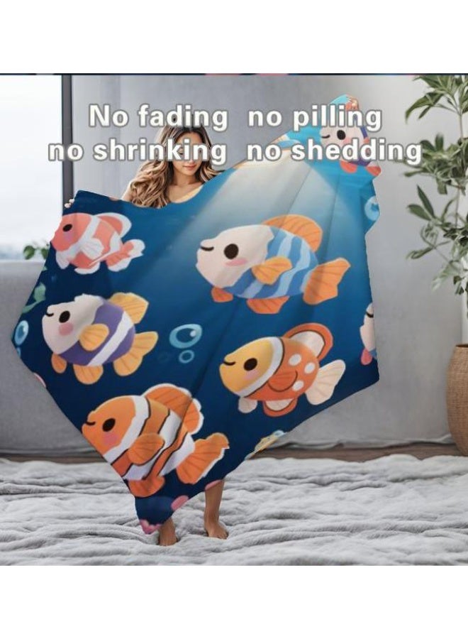 general Baby and children's cartoon flannel thin blanket (warm and comfortable, suitable for sleep, game use) 70cm*100cm - Image 1