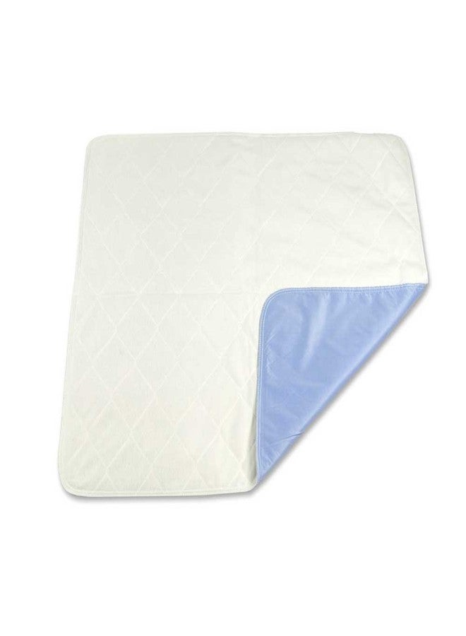 فوطة صحية قابلة للغسل فائقة الامتصاص من ساهارا، باللونين الأزرق والأبيض، مقاس 34 × 36 بوصة، للوحدة