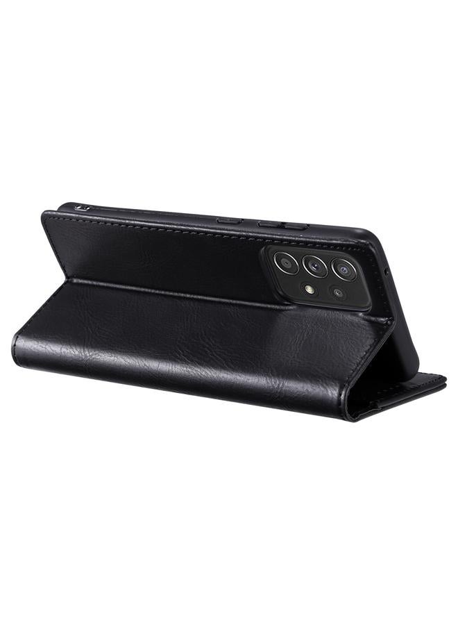 S-TOP Case For Samsung Galaxy A73 5G TTUDRCH RFID Retro Texture Magnetic Leather Phone Case - Image 4