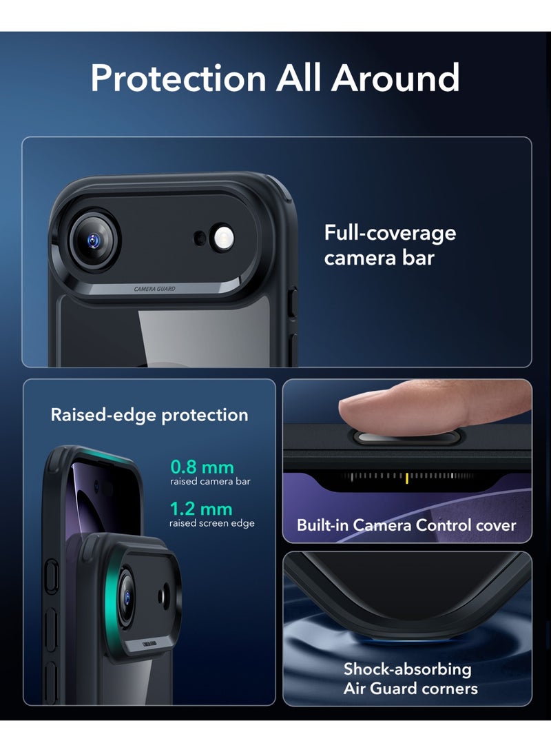 ESR for iPhone Air Case, Camera Control, Compatible with MagSafe, Shockproof Military-Grade Protection, Magnetic Phone Case for iPhone 17 Air Case black - Image 3